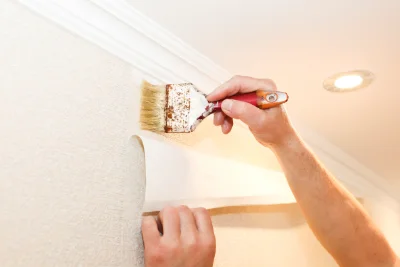 Pose de papier peint à Vaire — revêtements muraux et toiles de verre